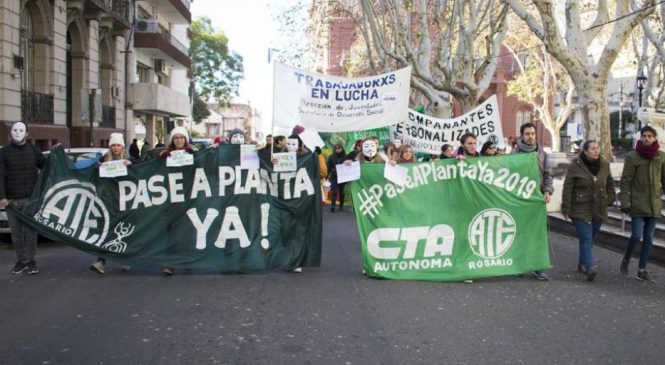Protesta de precarizados
