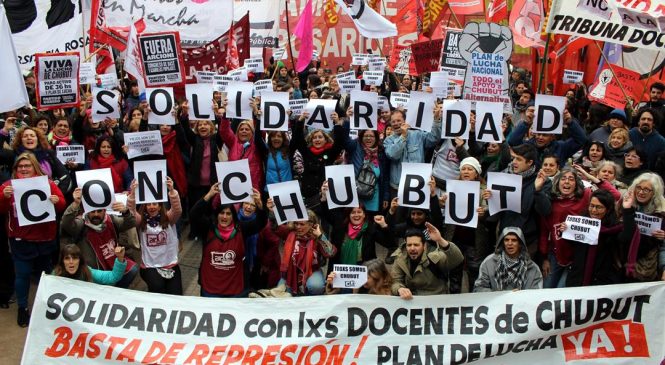 Paro docente contra el ajuste y la represión