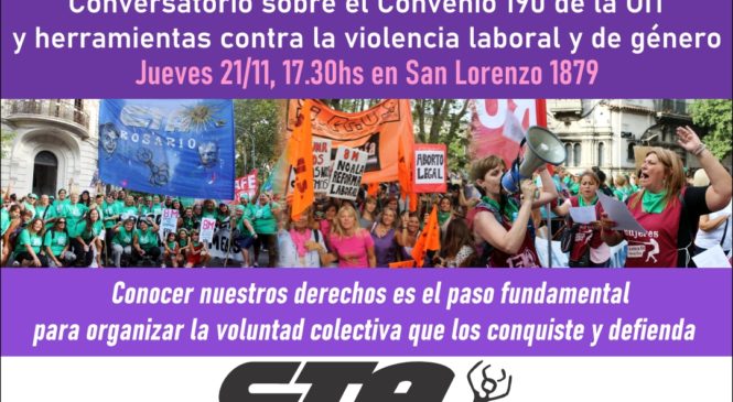 Conversatorio sobre el Convenio 190 de la OIT y herramientas contra la violencia laboral