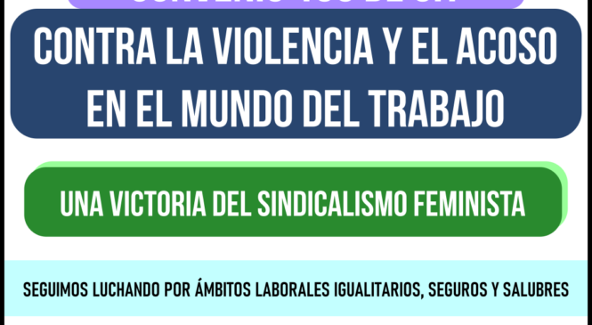Celebramos la ratificación del Convenio 190